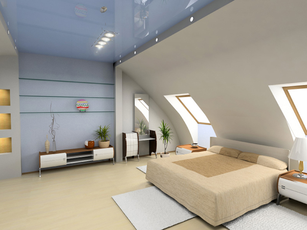 çatı-katı-yatak-odası-dekorasyonu